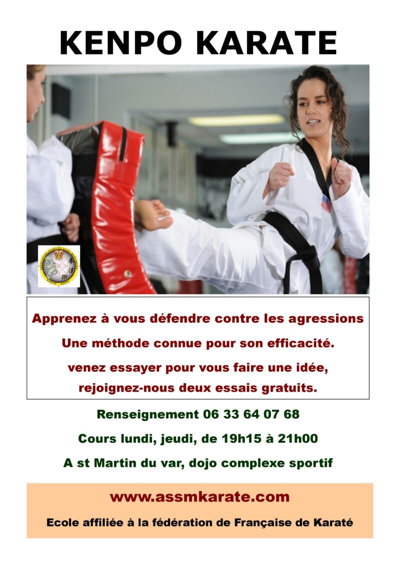 Apprendre à se défendre grâce à l’ASSM Karaté Saint Martin du Var
