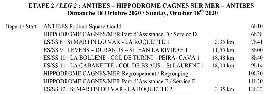 Programme 18 Octobre