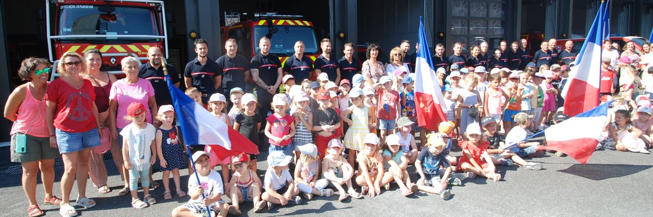 Bandeau arrivée des pompiers à la nouvelle caserne de Saint-Martin-du-Var