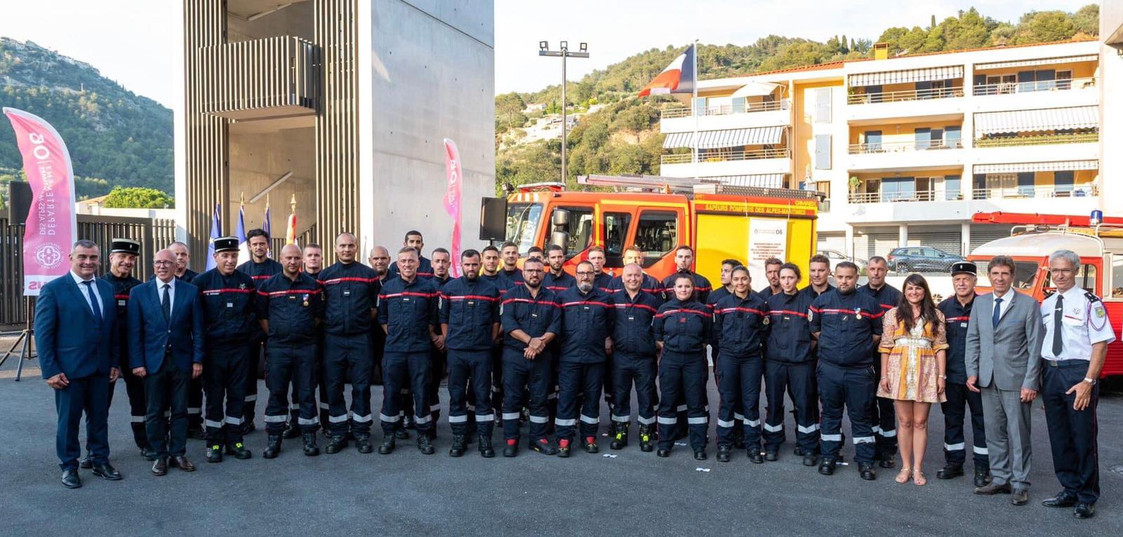 Inauguration caserne des sapeurs pompiers de Saint-Martin-du-Var