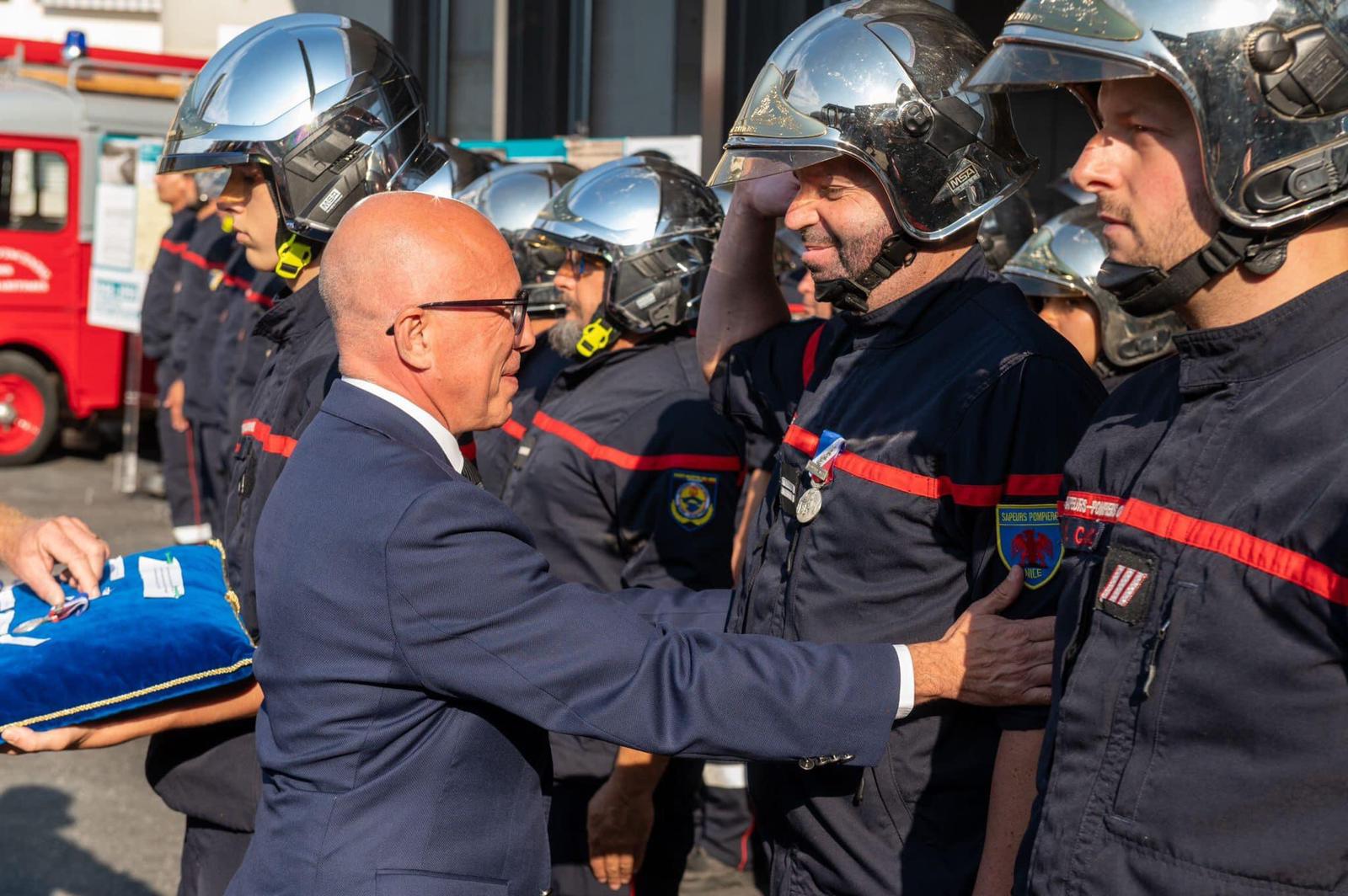 Inauguration caserne des sapeurs pompiers de Saint-Martin-du-Var