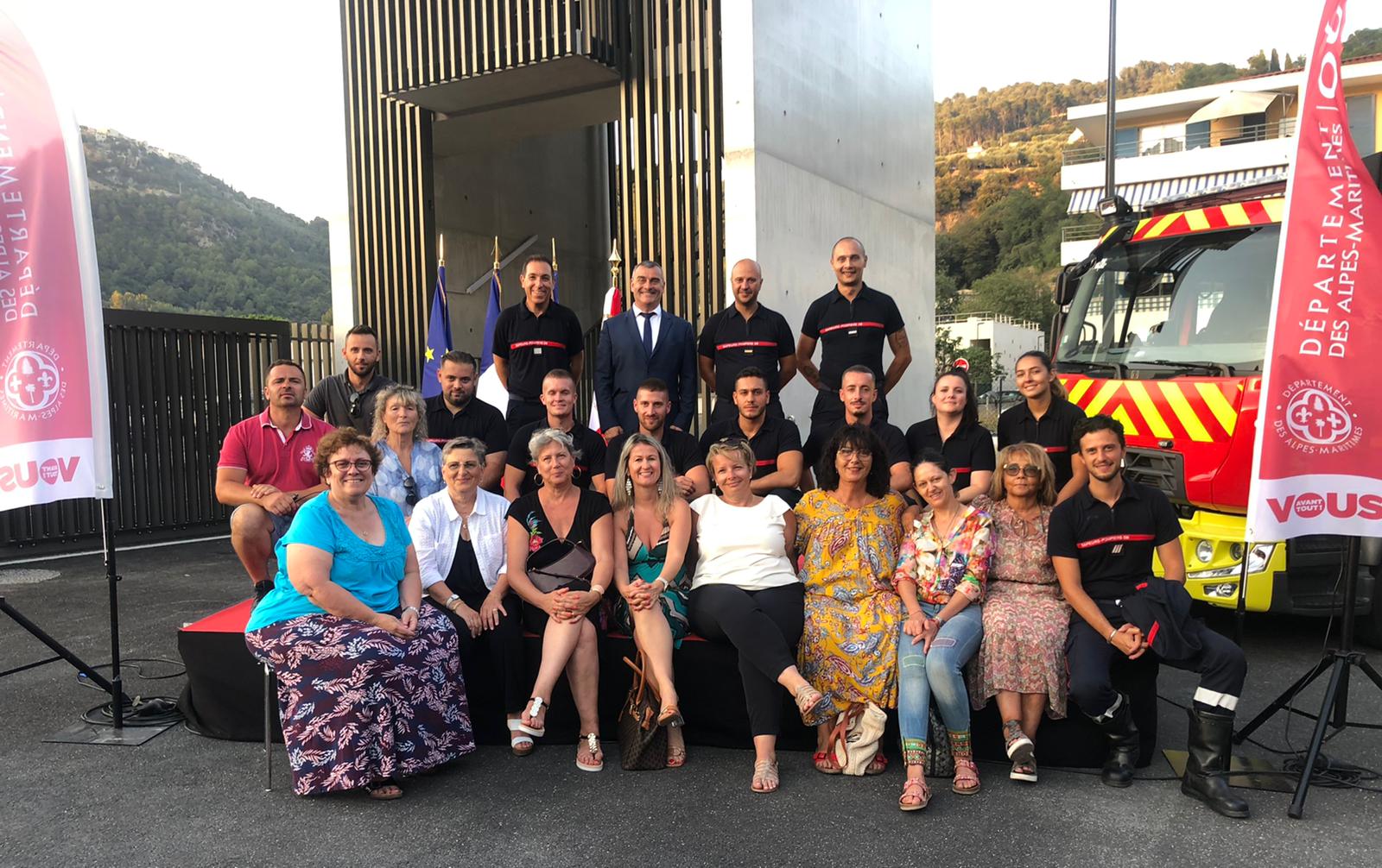 Inauguration caserne des sapeurs pompiers de Saint-Martin-du-Var