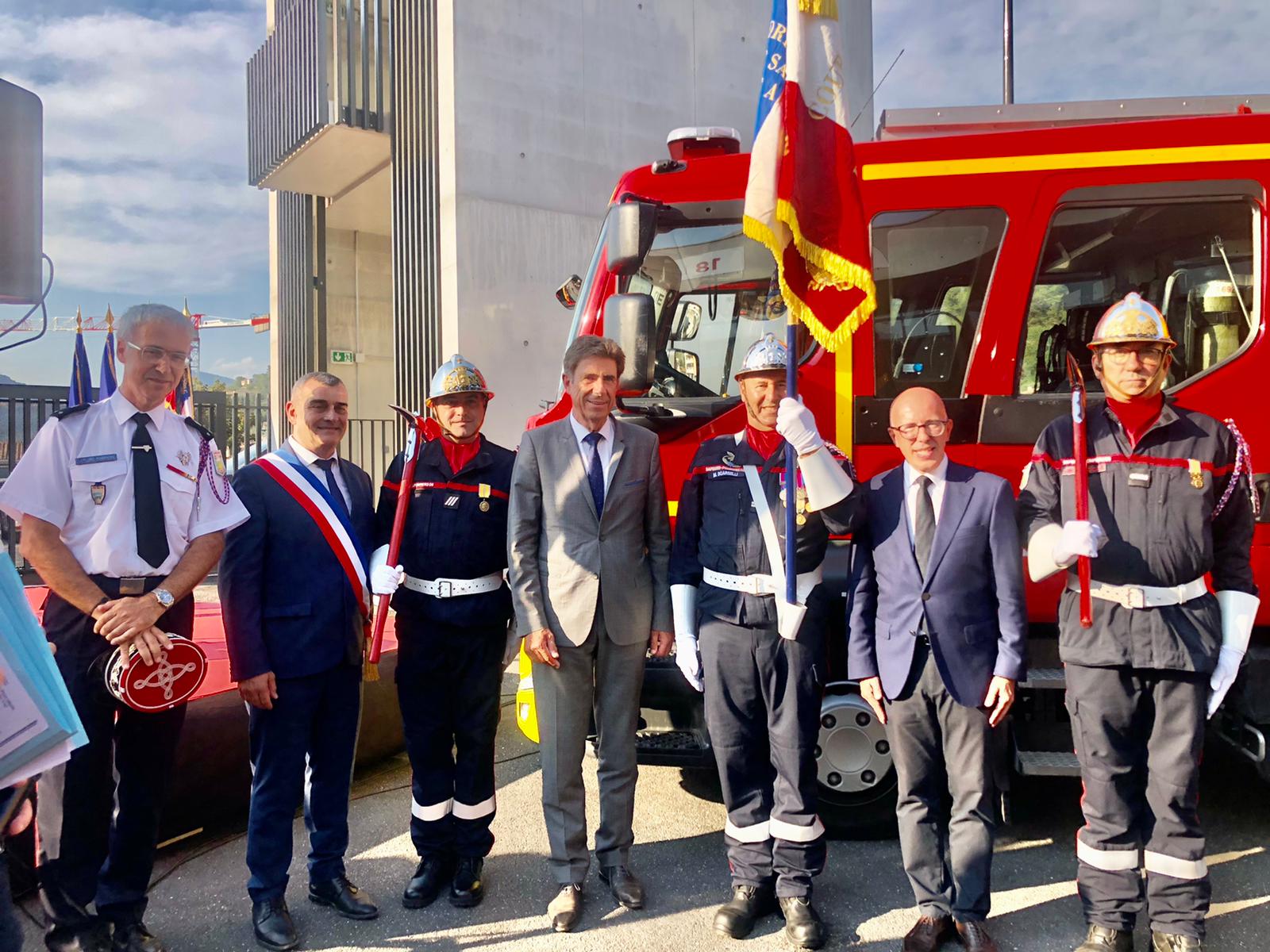 Inauguration caserne des sapeurs pompiers de Saint-Martin-du-Var