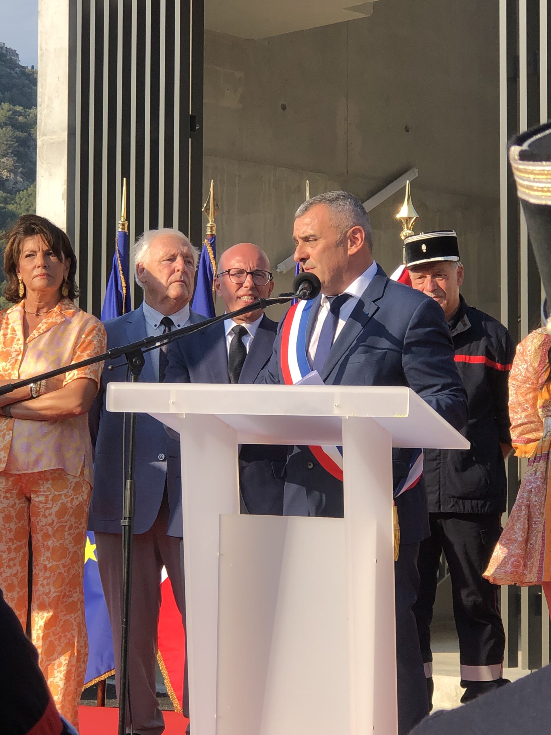 Inauguration caserne des sapeurs pompiers de Saint-Martin-du-Var