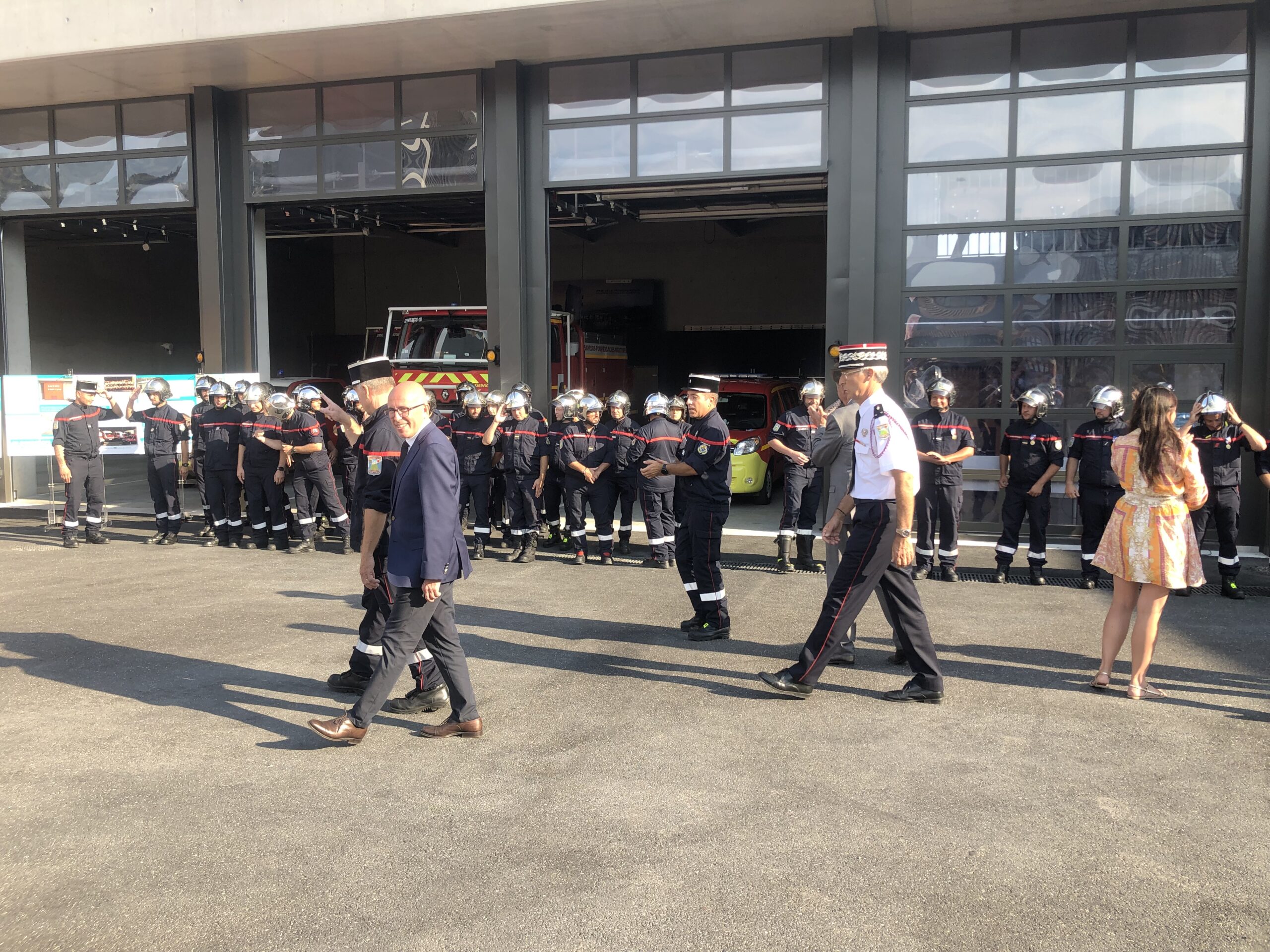 Inauguration caserne des sapeurs pompiers de Saint-Martin-du-Var